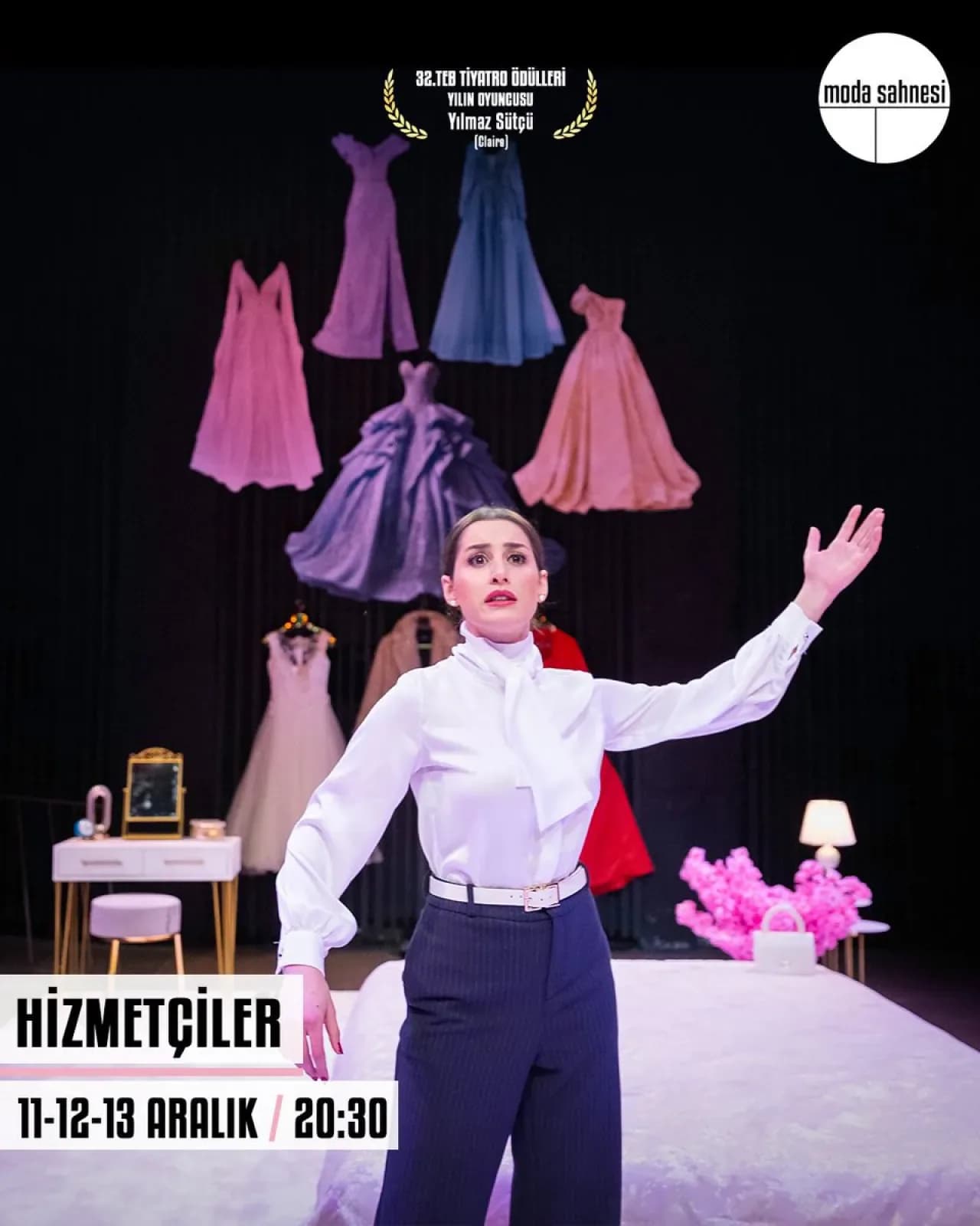 Hizmetçiler Tiyatro Oyunu Moda Sahnesi'nde Seyirciyle Buluşuyor