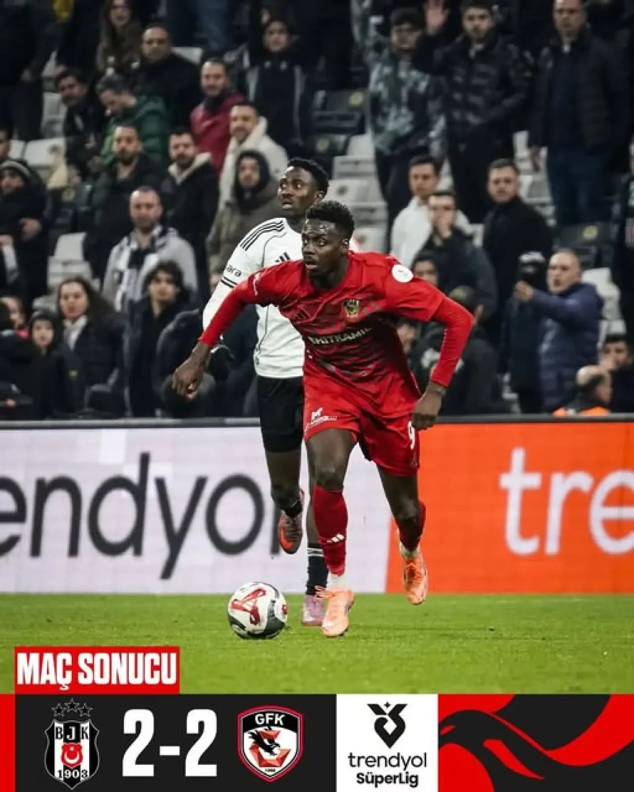 Beşiktaş, Gaziantep FK Karşısında Zorlanarak Berabere Kaldı Beşiktaş, Gaziantep FK Karşısında Zorlanarak Berabere Kaldı