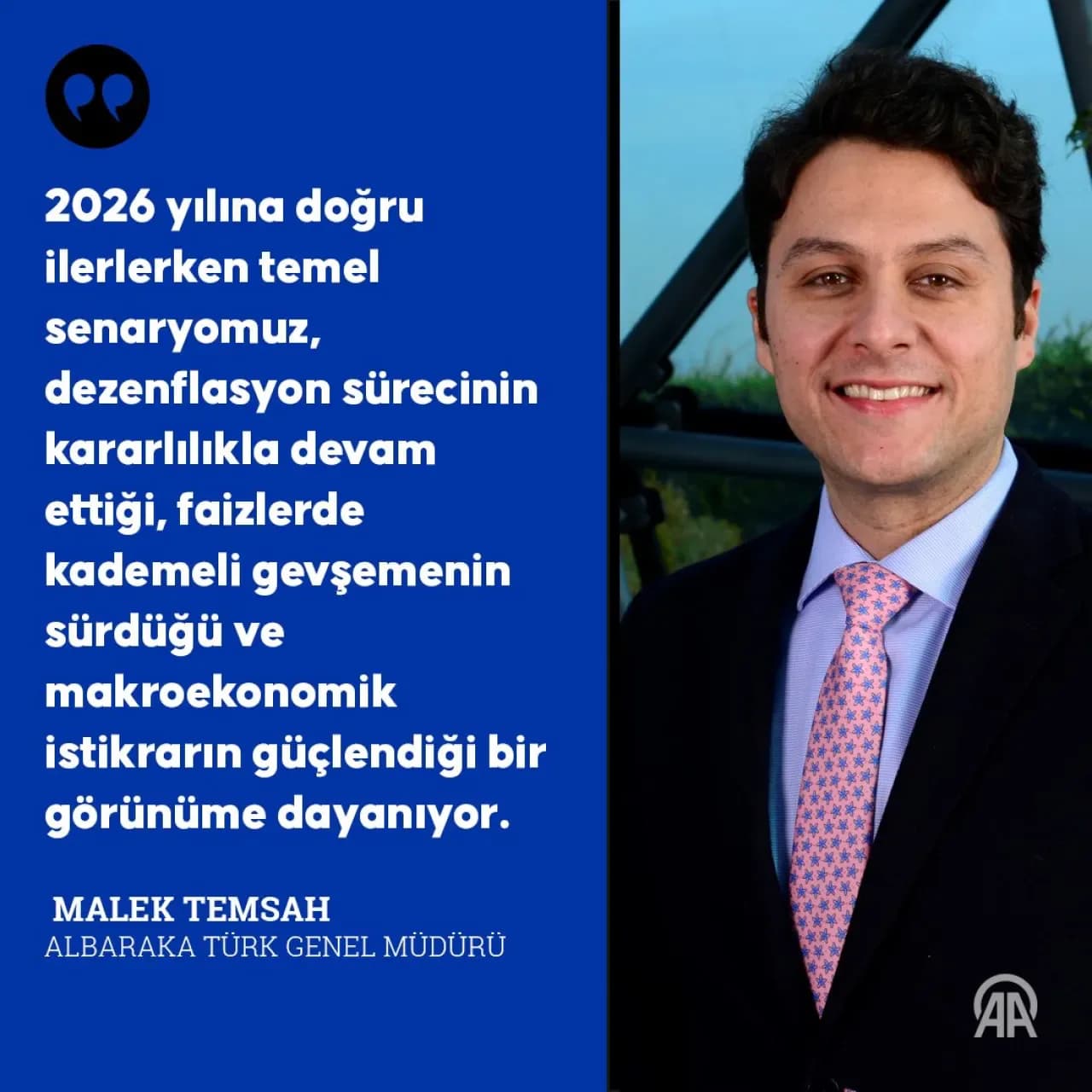Albaraka Türk Genel Müdürü Temsah: Faizlerde Kademeli Gevşeme Beklentisi Albaraka Türk Genel Müdürü Temsah: Faizlerde Kademeli Gevşeme Beklentisi