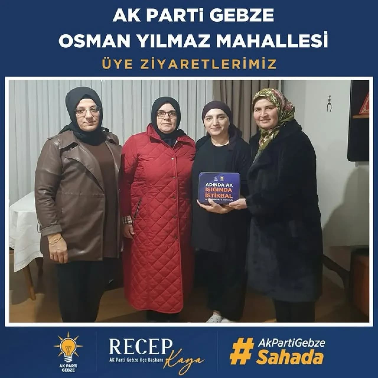 AK Parti Gebze'de Osman Yılmaz Mahallesi'nde Teşkilatlanma Çalışmalarını Genişletiyor