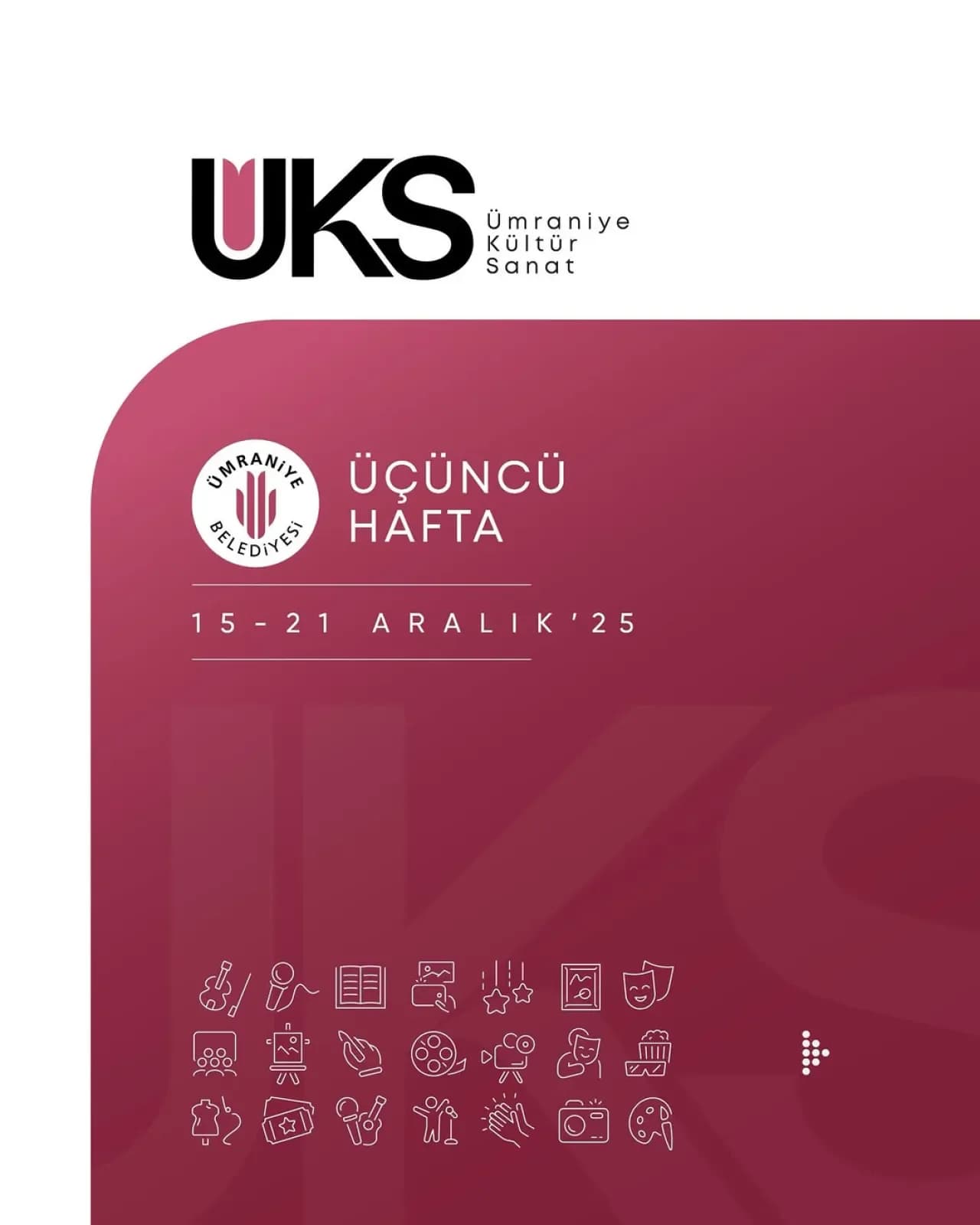 Ümraniye Belediyesi Kültür Sanat Etkinlikleri Aralık Ayında Başlıyor Ümraniye Belediyesi Kültür Sanat Etkinlikleri Aralık Ayında Başlıyor