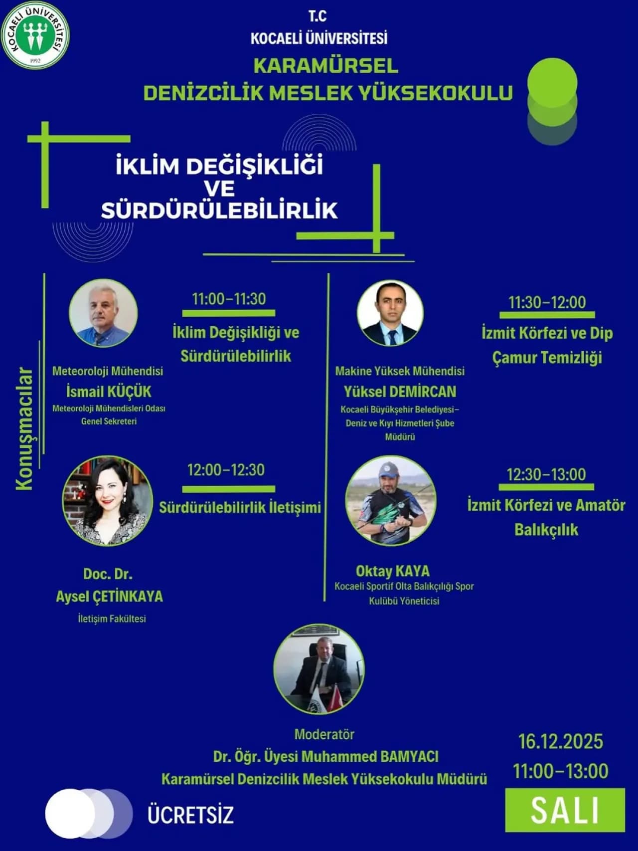 Kocaeli Üniversitesi'nde İklim Değişikliği ve Sürdürülebilirlik Etkinliği Düzenleniyor