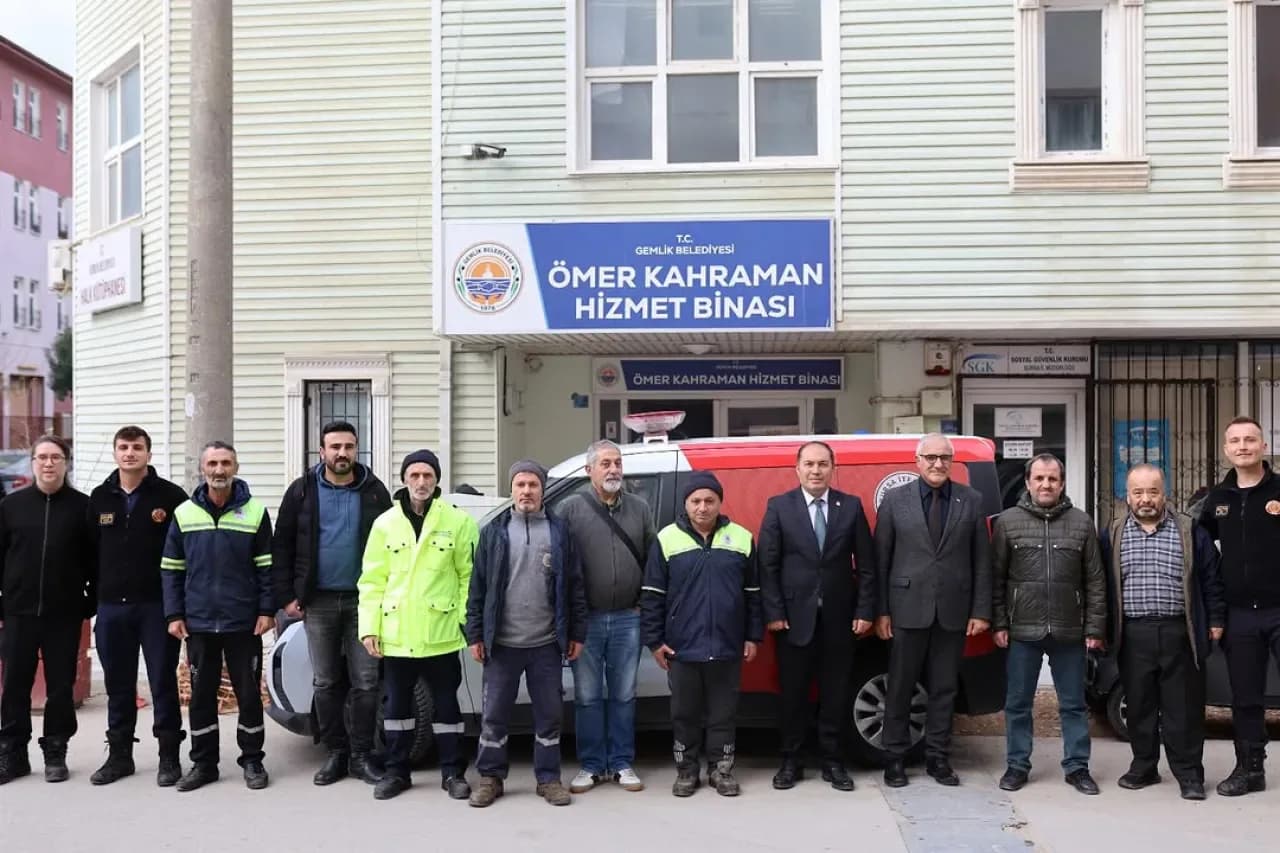 Gemlik Belediyesi Personeline Yangın Söndürme Eğitimi ve Tatbikatı