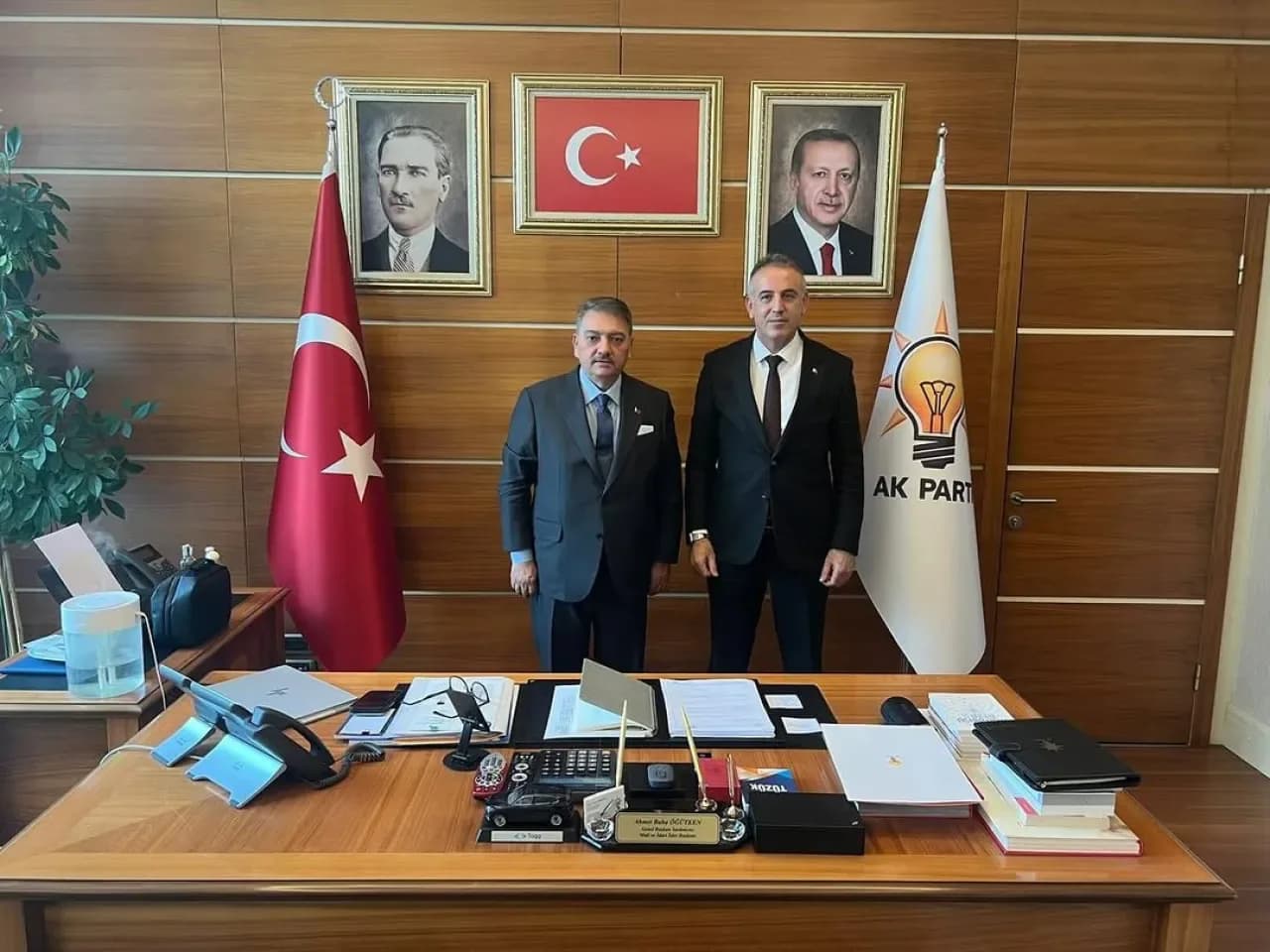 Adalet ve Kalkınma Partisi Ümraniye İlçe Başkanlığı'na Üst Düzey Ziyaret