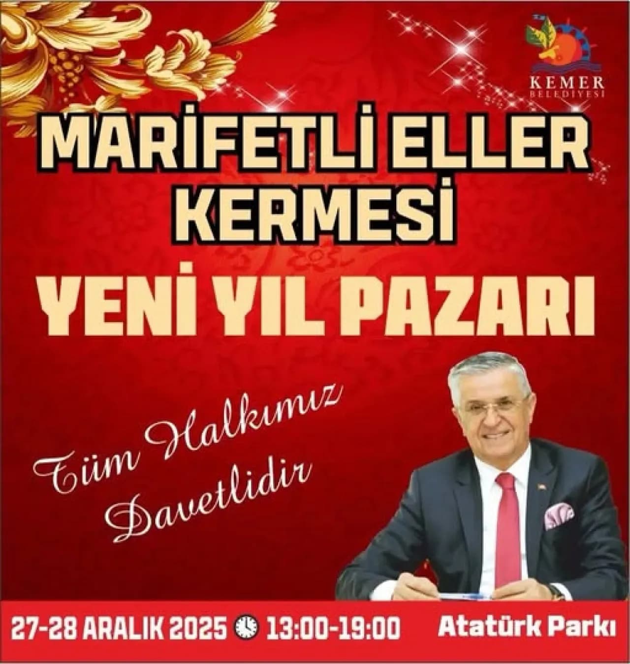Antalya Kemer'de Yeni Yıl Kermesi: Marifetli Eller Atatürk Parkı'nda Buluşuyor Antalya Kemer'de Yeni Yıl Kermesi: Marifetli Eller Atatürk Parkı'nda Buluşuyor