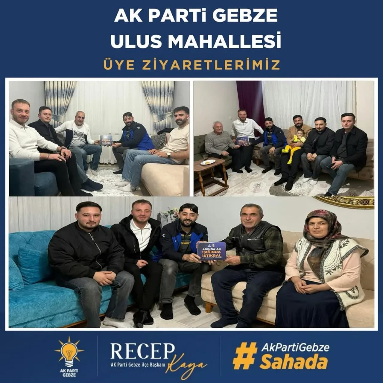 AK Parti Gebze'de Seçim Çalışmaları Kapsamında Üye Ziyaretlerini Sürdürüyor