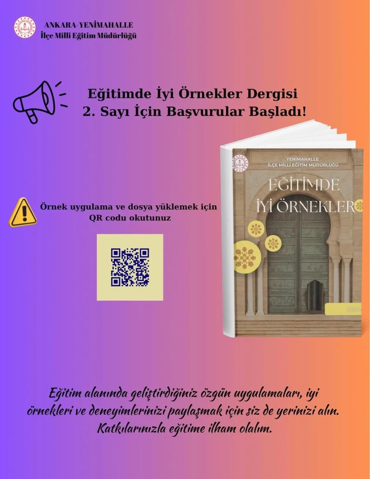 Yenimahalle'de Eğitimde İyi Örnekler Paylaşımı Başlıyor