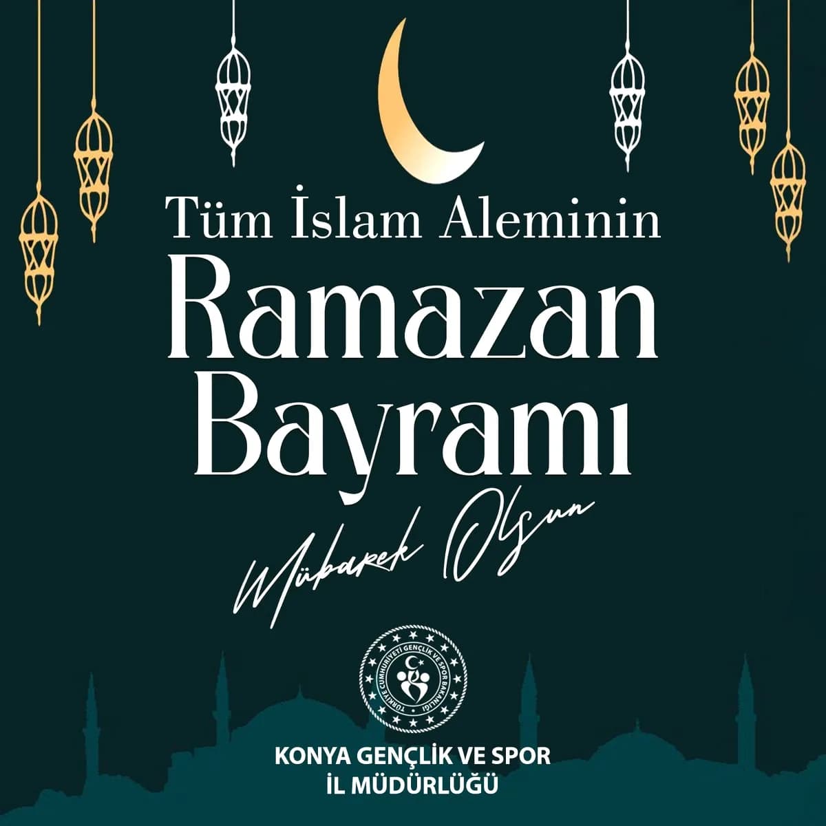 Konya Gençlik ve Spor İl Müdürlüğü'nden Ramazan Bayramı Mesajı: Evrensel Temenniler