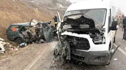 Kelkit'te Öğretmen Servisi Kaza Yaptı: 1 Ölü, 9 Yaralı