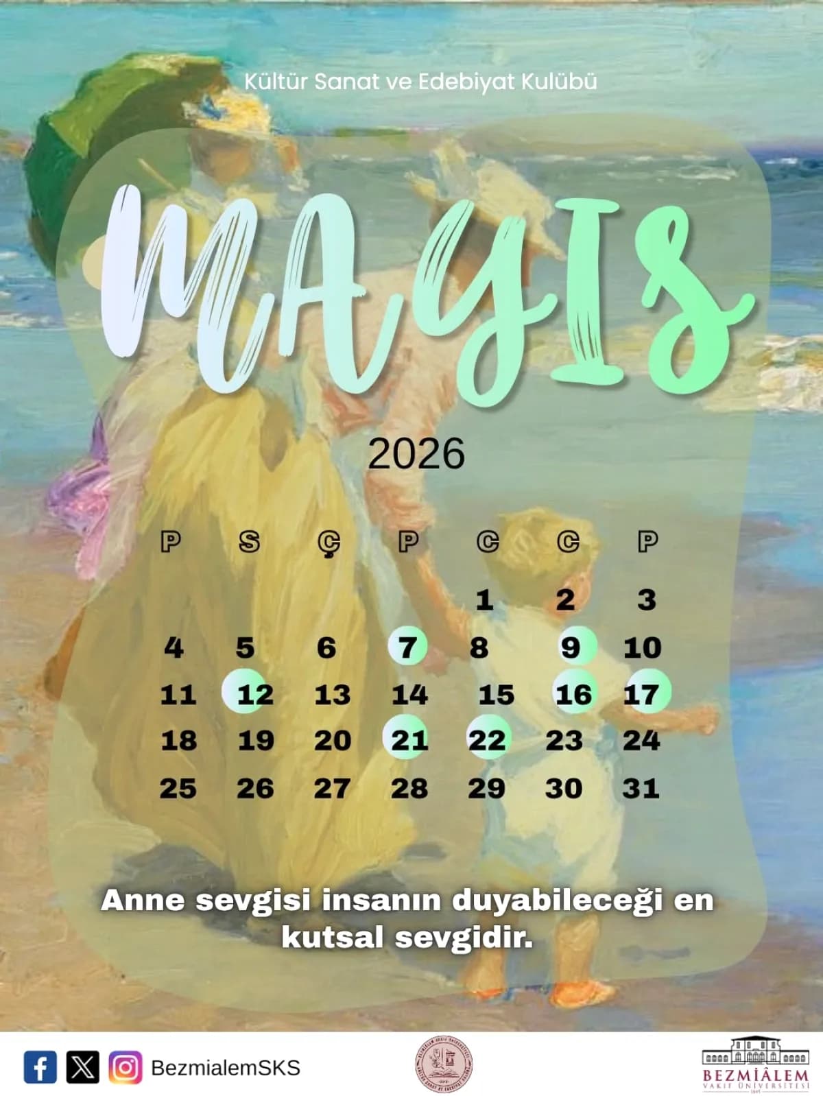 Bezmialem Üniversitesi Mayıs 2026 Kültür Sanat Etkinlikleri Başlıyor