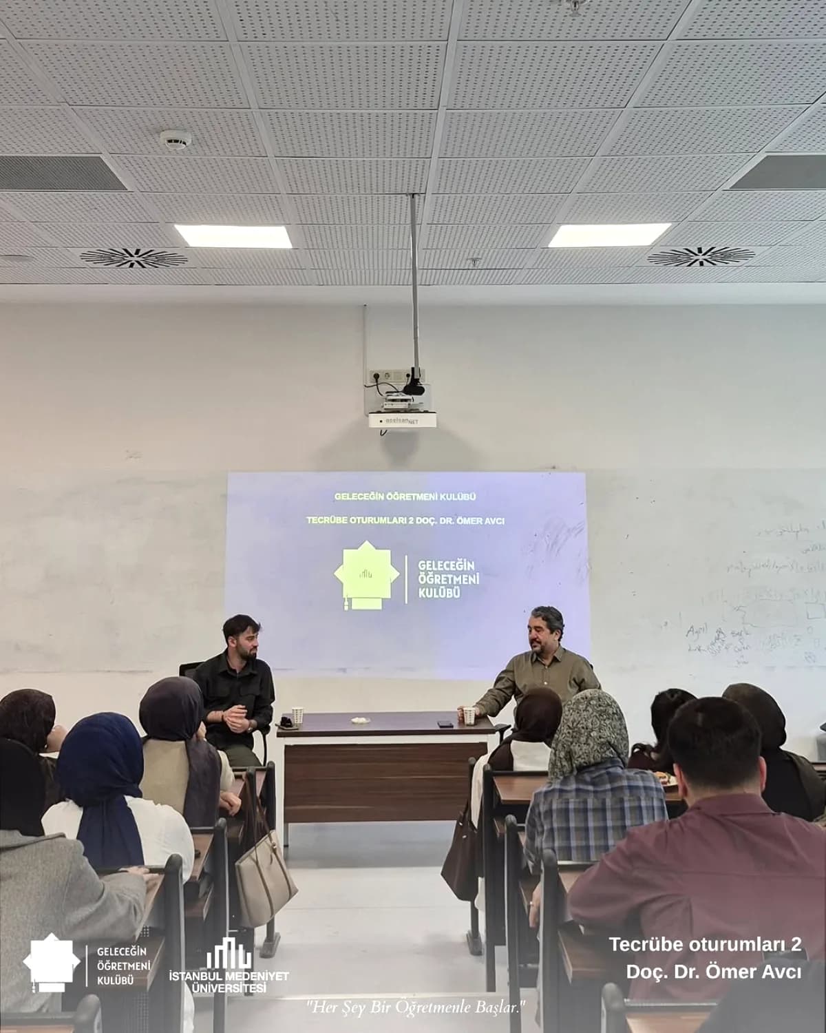 İMÜ GÖK'ten Akademik Buluşma: Doç. Dr. Ömer Avcı Öğrencilerle Buluştu İMÜ GÖK'ten Akademik Buluşma: Doç. Dr. Ömer Avcı Öğrencilerle Buluştu