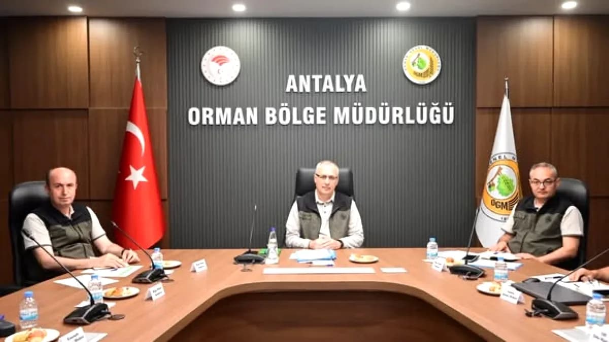 Antalya'da Orman Yangını Sezonu Hazırlıkları Değerlendirildi