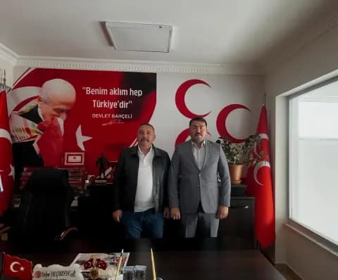 MHP'de İl-İlçe Koordinasyonu: Adıyaman Başkanı Akyurt'u Ziyaret Etti