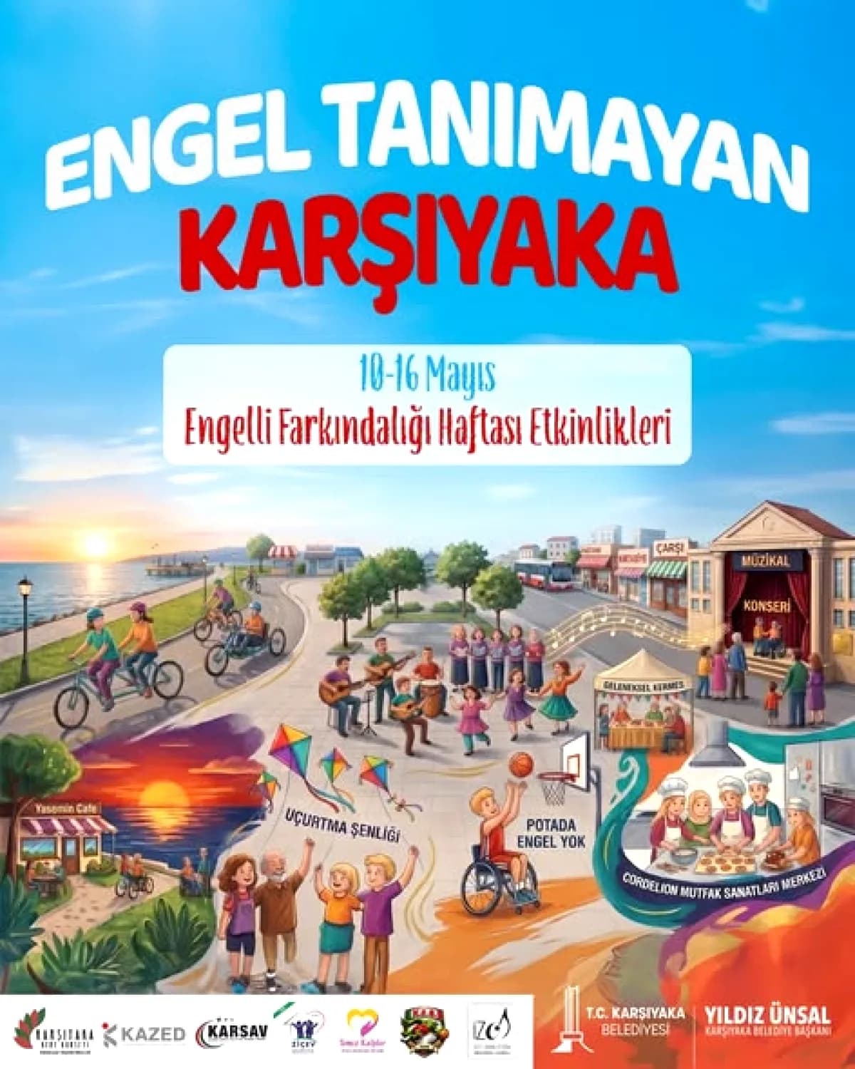 Karşıyaka'da Engelliler Haftası: Spor, Sanat ve Müzikle Farkındalık Karşıyaka'da Engelliler Haftası: Spor, Sanat ve Müzikle Farkındalık