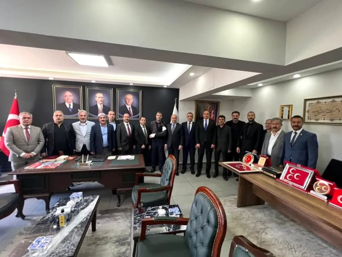 Türk Sağlık-Sen ve Kamu-Sen'den MHP Gaziantep İl Başkanı'na Ziyaret