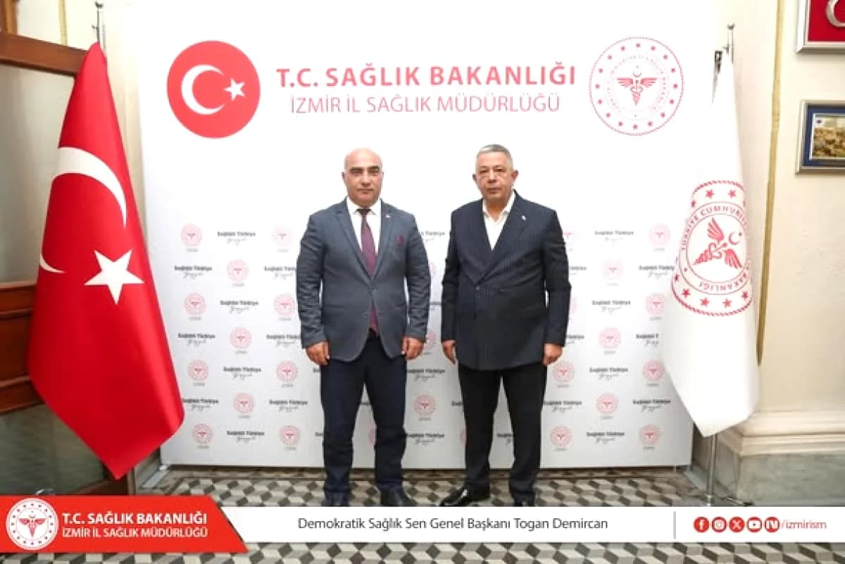 Demokratik Sağlık Sen Heyeti İzmir İl Sağlık Müdürü'nü Ziyaret Etti