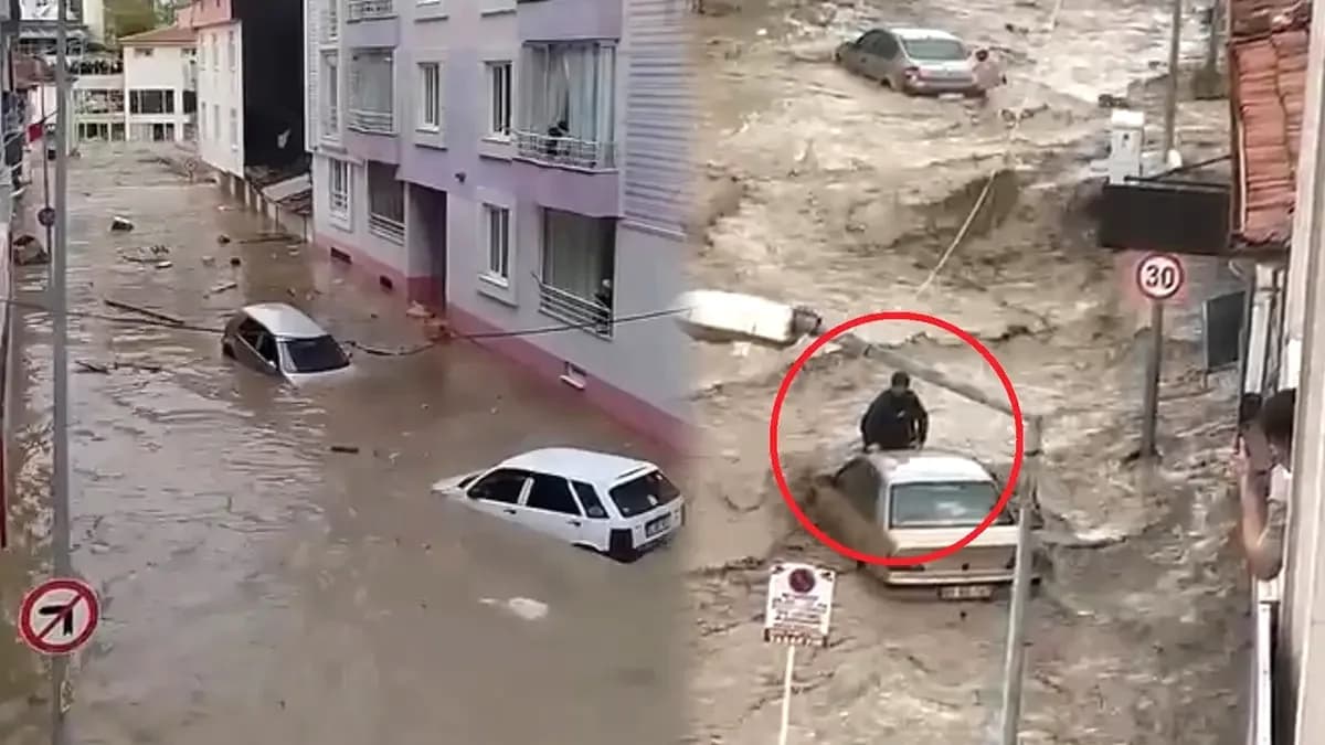 Havza'da Sel Felaketi: Hacı Osman Deresi Taştı, İlçe Felç Oldu Havza'da Sel Felaketi: Hacı Osman Deresi Taştı, İlçe Felç Oldu