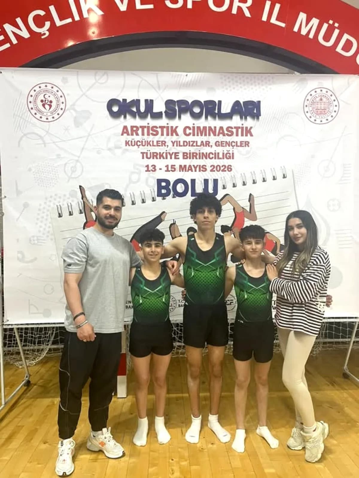 Kayseri'nin Cimnastik Yıldızları Bolu'da Türkiye Şampiyonası'nda