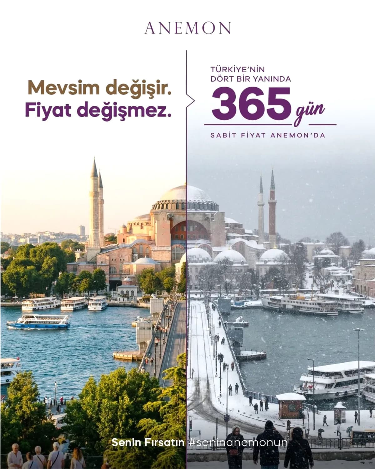 Anemon'dan 365 Gün Sabit Fiyat Müjdesi: 50 Gece ve Üzeri Konaklamalarda Fiyat Sabit Anemon'dan 365 Gün Sabit Fiyat Müjdesi: 50 Gece ve Üzeri Konaklamalarda Fiyat Sabit