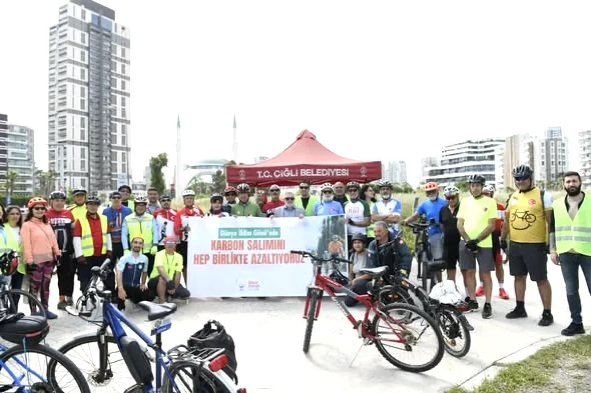 Çiğli'de Pedallar Karbon İçin Döndü: Rota Kuş Cenneti