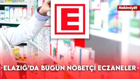 Elazığ'da Kurban Bayramı'nın 1. Günü Nöbetçi Eczaneler (27 Mayıs 2026)
