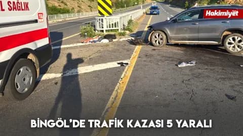 Bingöl-Elazığ Karayolu'nda Trafik Kazası: 5 Yaralı