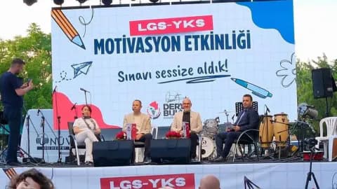 Kırklareli'de Sınav Maratonuna Moral Desteği: LGS ve YKS Öğrencileri Bir Araya Geldi