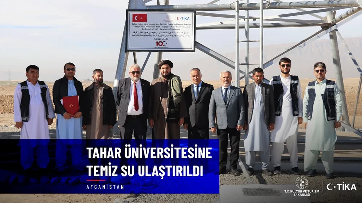 TİKA, Tahar Üniversitesi'ne Temiz Su Sağlama Projesini Hayata Geçirdi