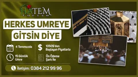 Nevşehir Hatem Turizm'den Temmuz Ayı İçin Kampanyalı Umre Programı