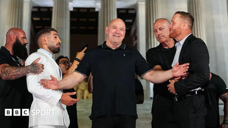 Beyaz Saray'da Tarihi İlk: UFC Freedom 250 Öncesi Topuria ve Gaethje Gerildi görseli