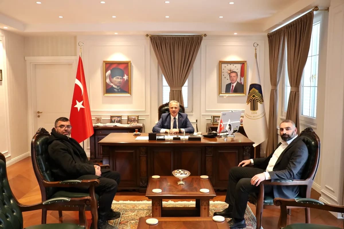Termal'de Anahtar Parti'den Belediye Başkanı Acar'a Ziyaret Termal'de Anahtar Parti'den Belediye Başkanı Acar'a Ziyaret