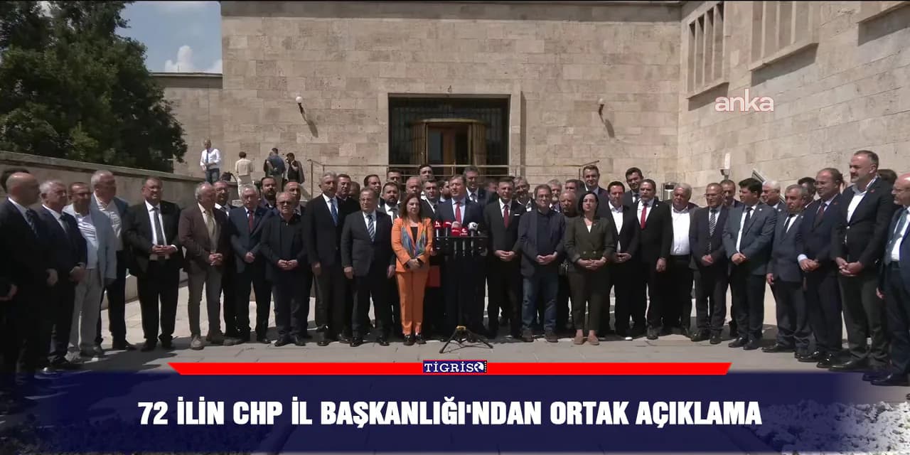 CHP'de Kurultay Hareketliliği: 72 İl Başkanı TBMM'de Ortak Bildiri Yayınladı CHP'de Kurultay Hareketliliği: 72 İl Başkanı TBMM'de Ortak Bildiri Yayınladı
