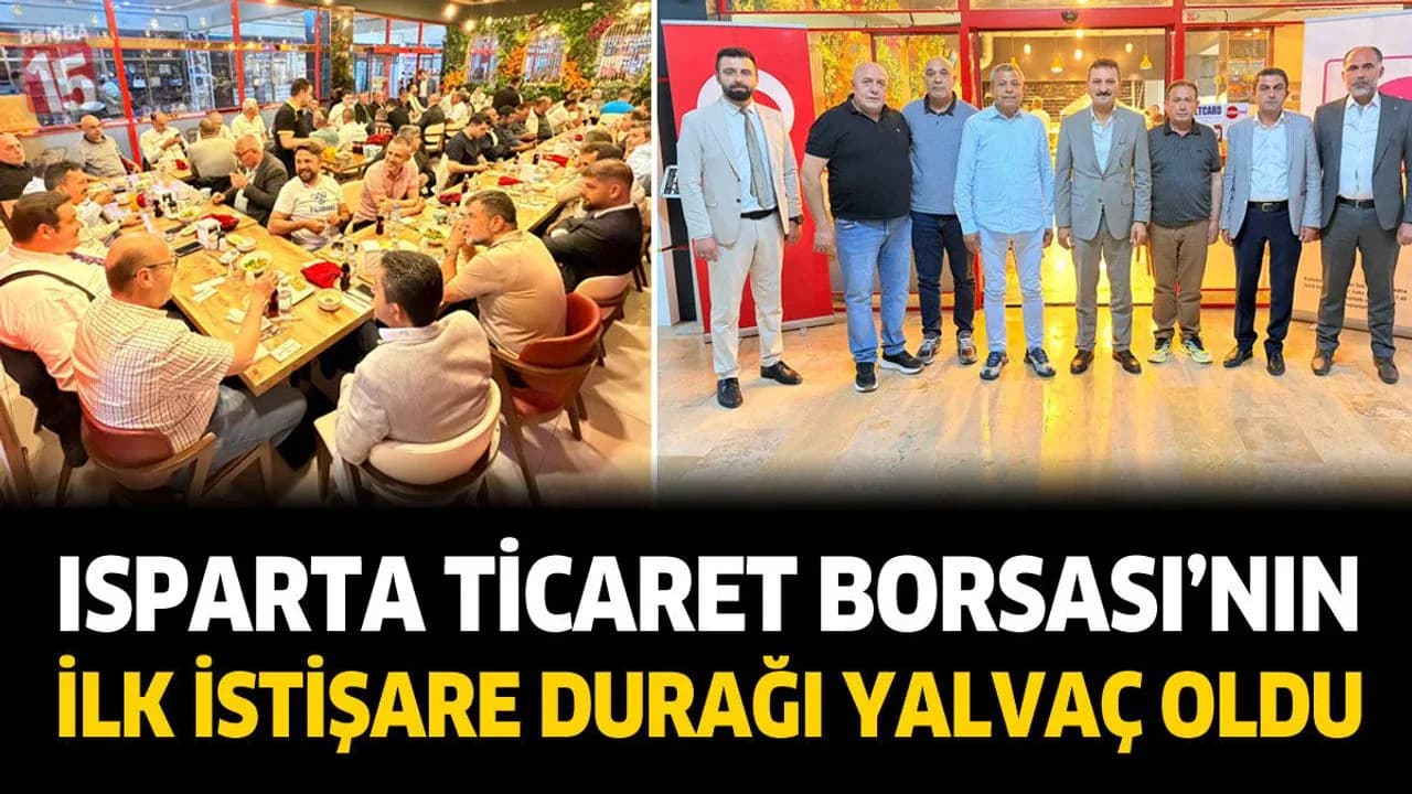 Isparta Ticaret Borsası'ndan Yalvaç'a Dev LİDAŞ Yatırımı ve Mısır İhracat Hamlesi Isparta Ticaret Borsası'ndan Yalvaç'a Dev LİDAŞ Yatırımı ve Mısır İhracat Hamlesi