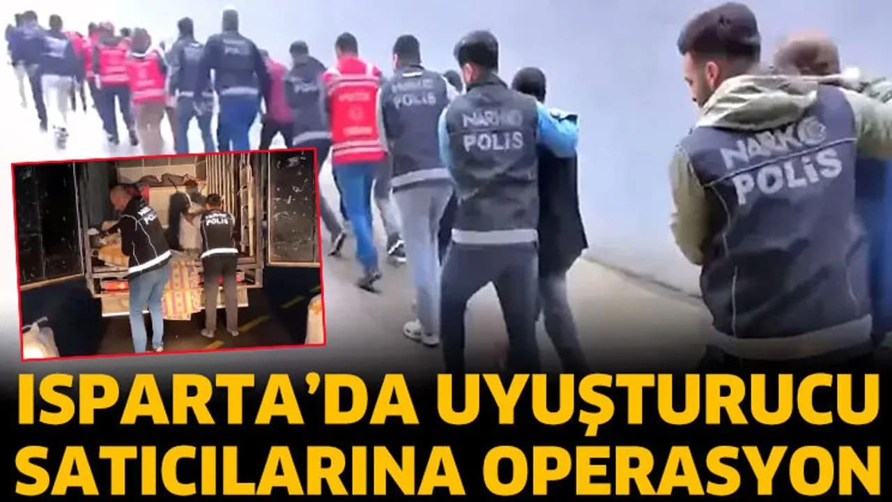 69 İlde Dev Narkotik Darbesi: Isparta Dahil Tonlarca Uyuşturucu Ele Geçirildi 69 İlde Dev Narkotik Darbesi: Isparta Dahil Tonlarca Uyuşturucu Ele Geçirildi