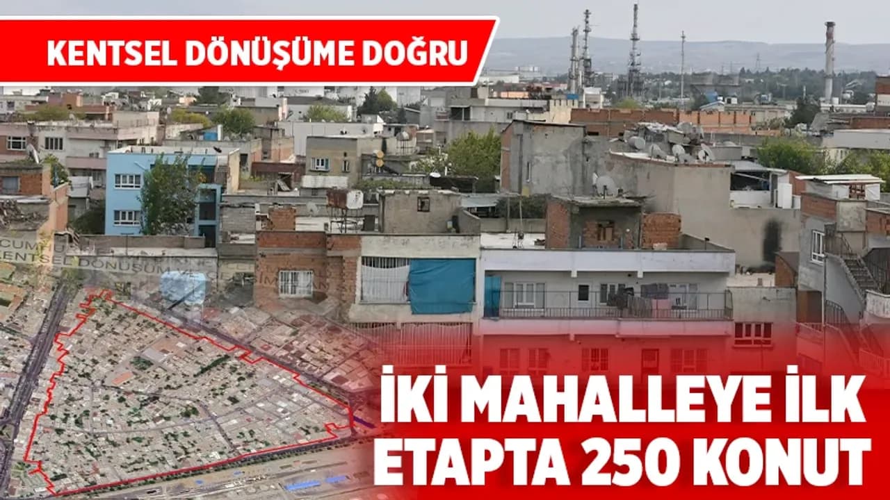 Batman Cumhuriyet ve Şirinevler Mahalleleri'nde Kentsel Dönüşüm Başlıyor Batman Cumhuriyet ve Şirinevler Mahalleleri'nde Kentsel Dönüşüm Başlıyor