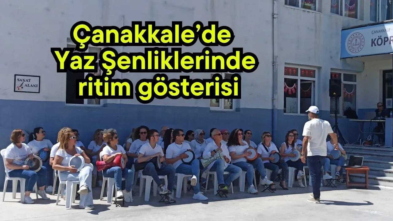 Eceabat Köprülü Hamdibey İlkokulu'nda Yaz Şenliği Coşkusu Eceabat Köprülü Hamdibey İlkokulu'nda Yaz Şenliği Coşkusu