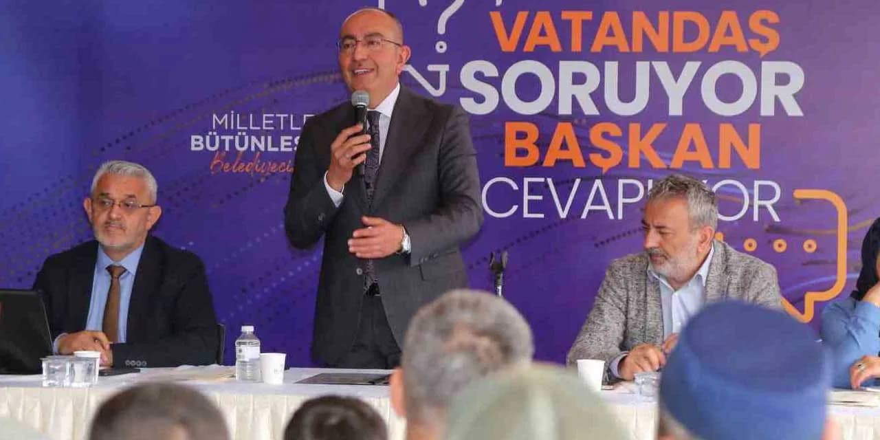 Meram'da Katılımcı Yönetim: Vatandaş Soruyor, Başkan Cevaplıyor Meram'da Katılımcı Yönetim: Vatandaş Soruyor, Başkan Cevaplıyor