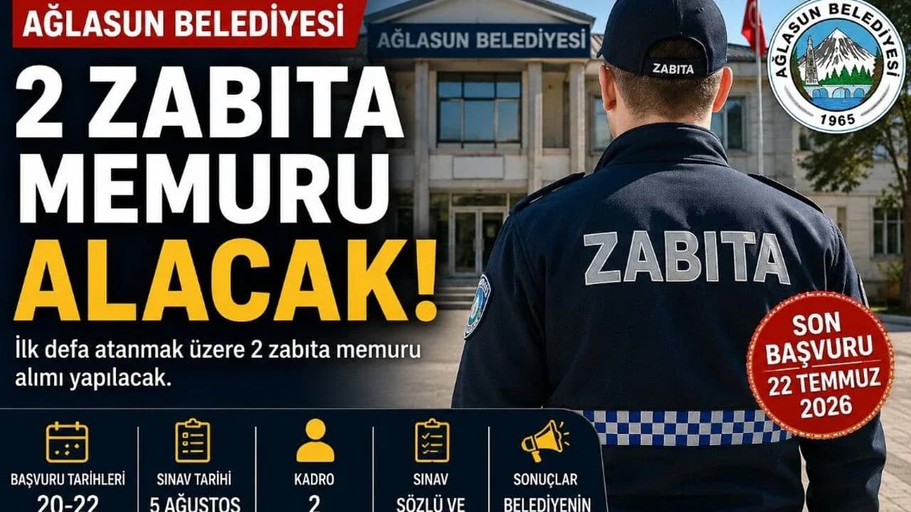 Ağlasun Belediyesi Zabıta Memuru Alımı Yapacak: Başvuru Şartları ve Tarihleri Ağlasun Belediyesi Zabıta Memuru Alımı Yapacak: Başvuru Şartları ve Tarihleri