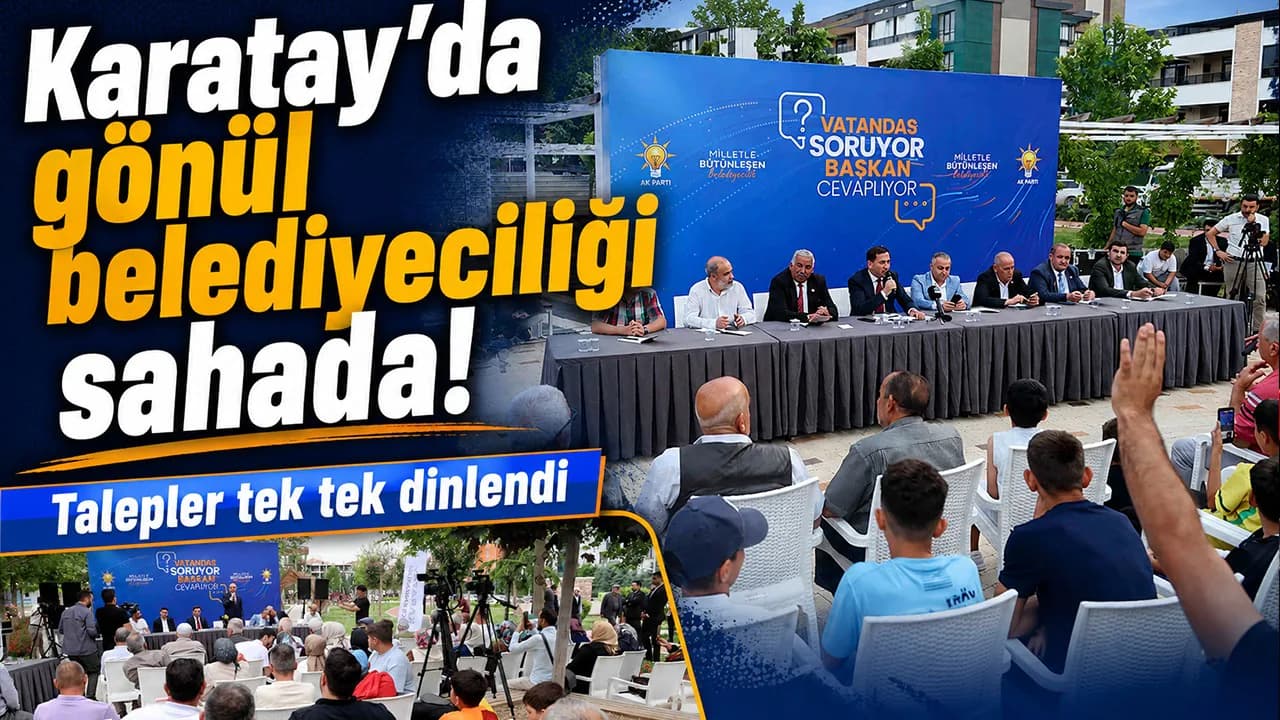 Karatay'da Yeni Dönem Projeleri: Başkanlar Altay ve Kılca Sahaya İndi Karatay'da Yeni Dönem Projeleri: Başkanlar Altay ve Kılca Sahaya İndi