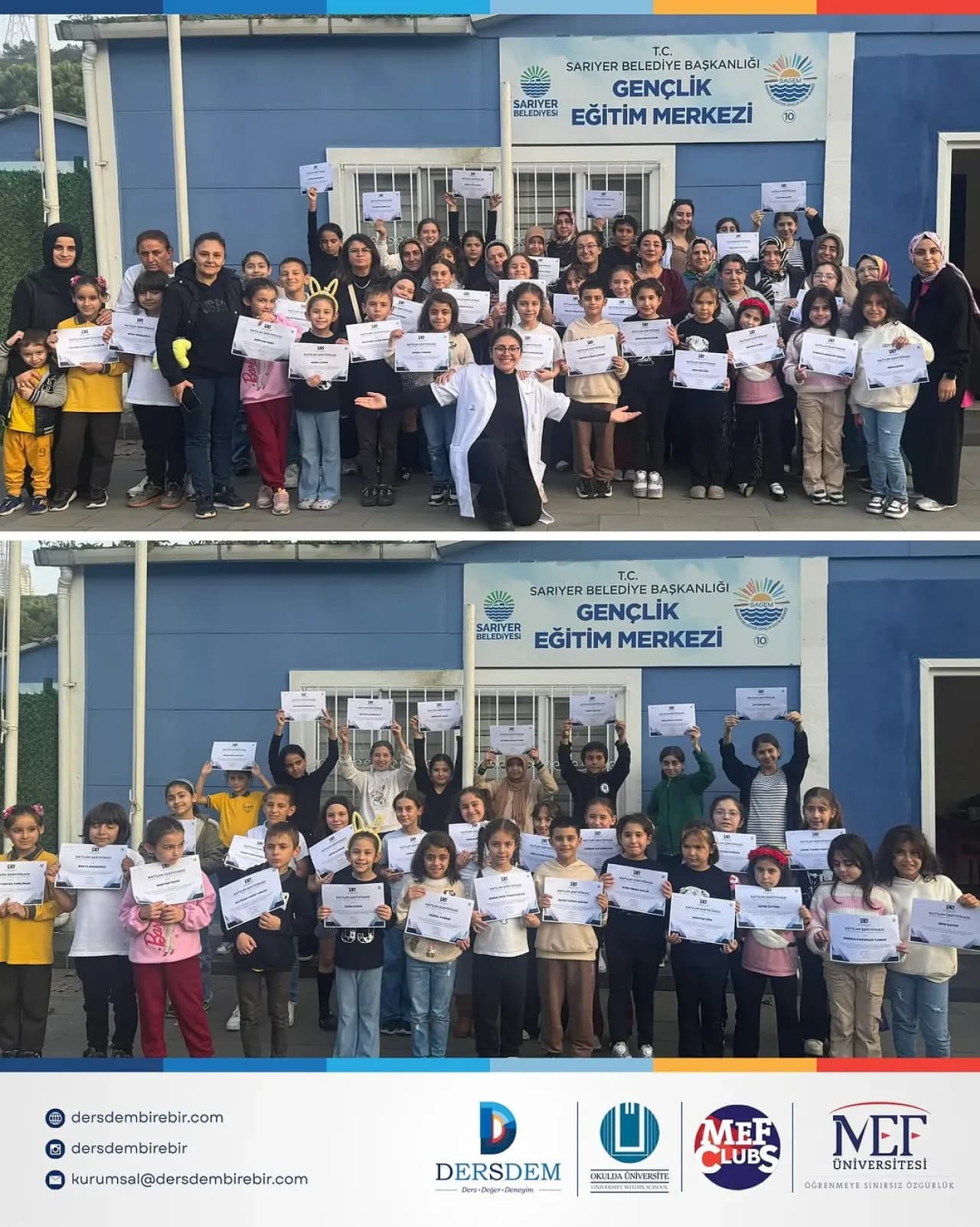 MEF Üniversitesi ve DERSDEM'den Anlamlı İş Birliği: İyilikte 10. Yıl MEF Üniversitesi ve DERSDEM'den Anlamlı İş Birliği: İyilikte 10. Yıl