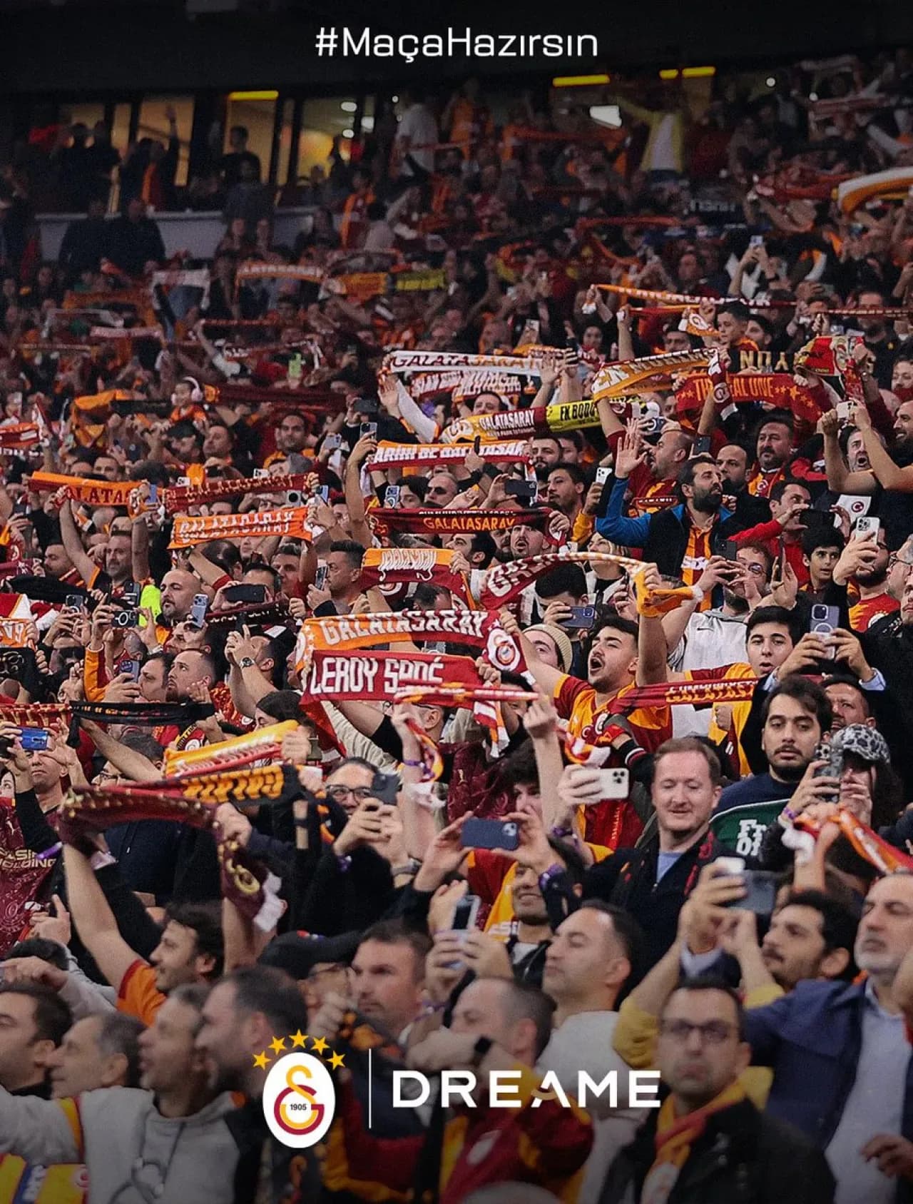 Galatasaray Taraftarına Özel "Maça Hazır" Kampanyası Galatasaray Taraftarına Özel "Maça Hazır" Kampanyası