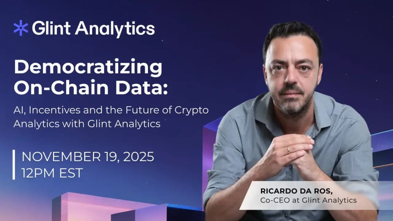 GlintAnalytics, Yapay Zeka Dashboard'ları ve Tokenize Teşvikleri Canlı Yayında Ele Alacak GlintAnalytics, Yapay Zeka Dashboard'ları ve Tokenize Teşvikleri Canlı Yayında Ele Alacak