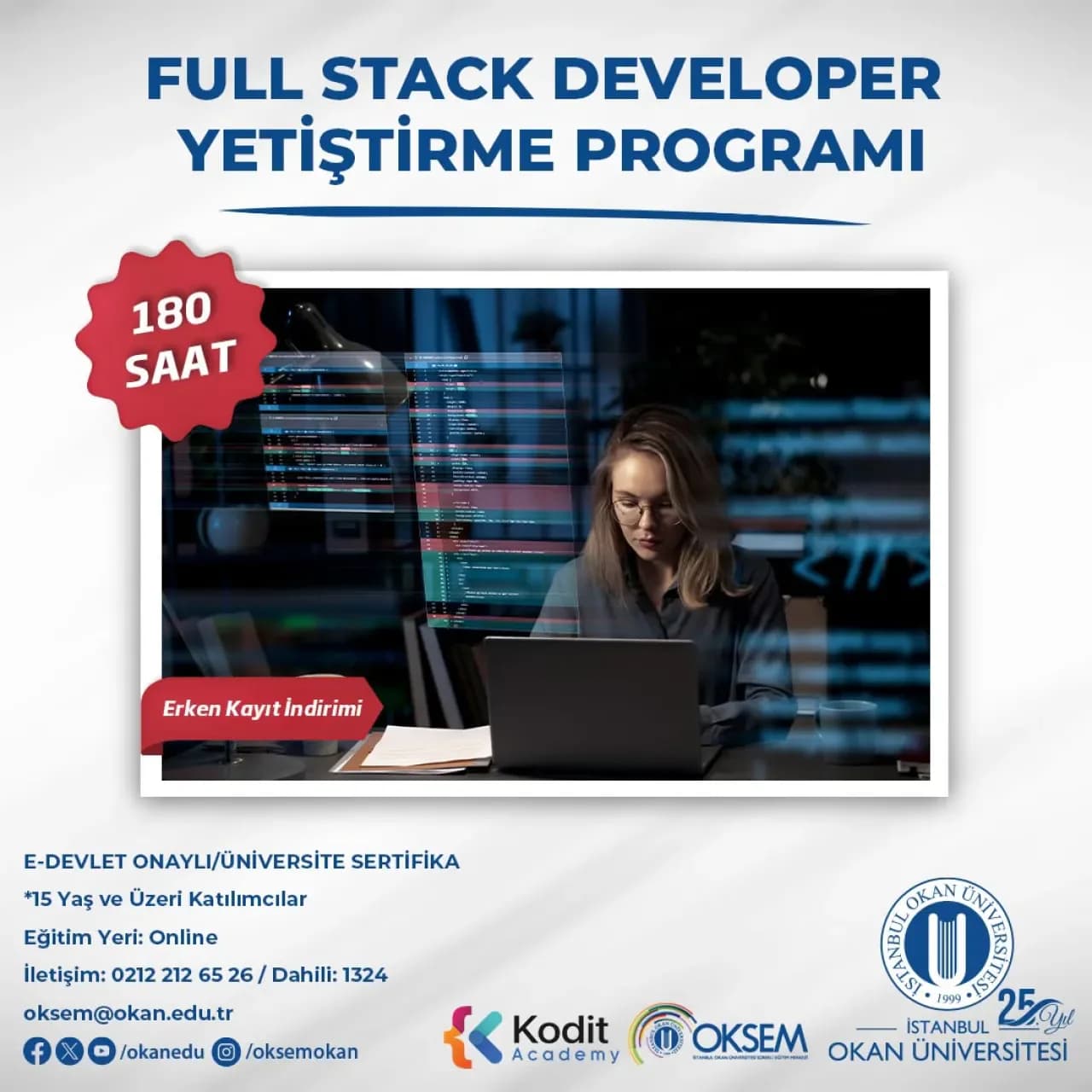 Okan Üniversitesi'nden Full Stack Developer Eğitim Programı Okan Üniversitesi'nden Full Stack Developer Eğitim Programı