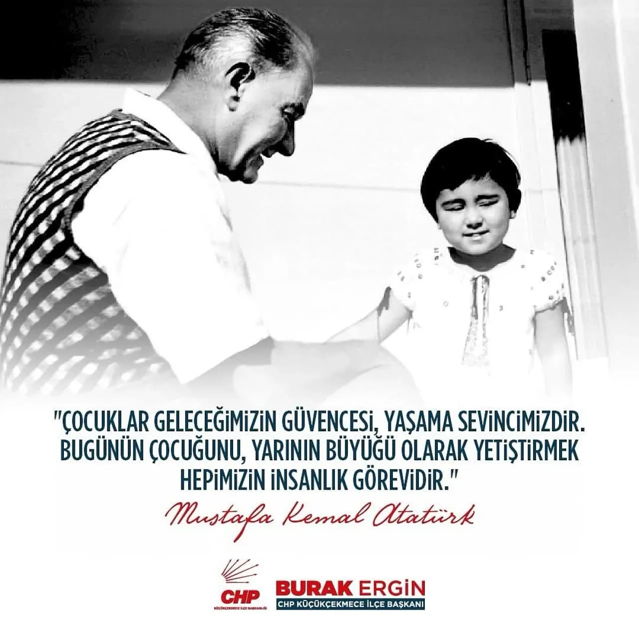 CHP Küçükçekmece'den Dünya Çocuk Hakları Günü Mesajı: "Çocuklar Geleceğimizin Güvencesidir" CHP Küçükçekmece'den Dünya Çocuk Hakları Günü Mesajı: "Çocuklar Geleceğimizin Güvencesidir"