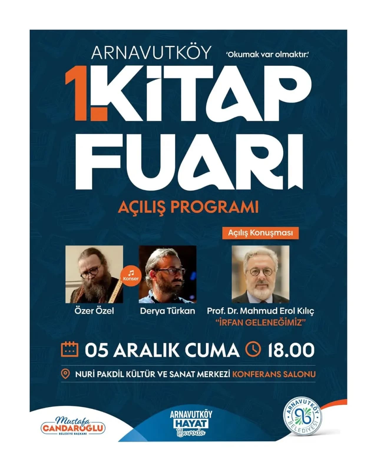 Arnavutluk Belediyesi 1. Kitap Fuarı, 5-6 Aralık'ta Okurlarla Buluşuyor Arnavutluk Belediyesi 1. Kitap Fuarı, 5-6 Aralık'ta Okurlarla Buluşuyor