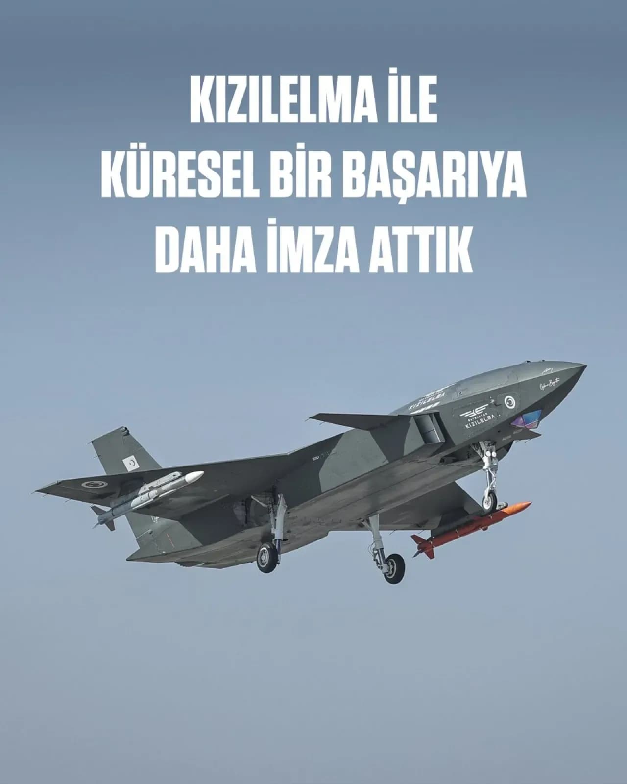 Kızılelma İnsansız Savaş Uçağı, Gökdoğan Füzesiyle Havadan Havaya Atışta Başarılı Oldu Kızılelma İnsansız Savaş Uçağı, Gökdoğan Füzesiyle Havadan Havaya Atışta Başarılı Oldu