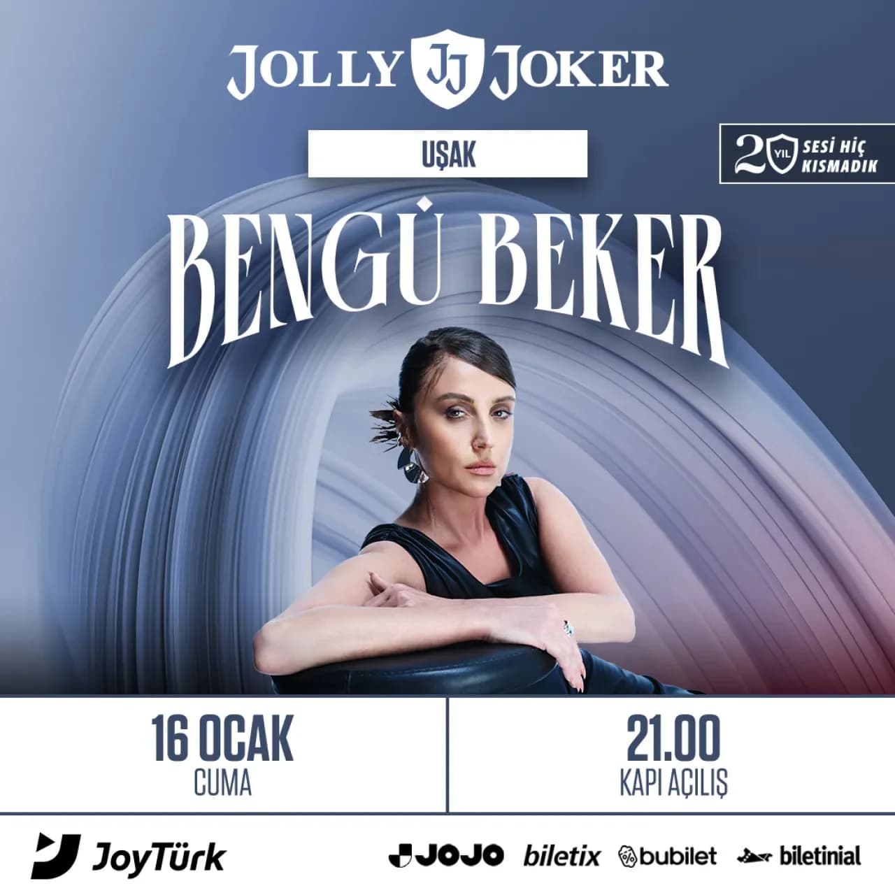 Bengü Beker, 16 Ocak'ta Jolly Joker Uşak'ta Sevenleriyle Buluşuyor Bengü Beker, 16 Ocak'ta Jolly Joker Uşak'ta Sevenleriyle Buluşuyor