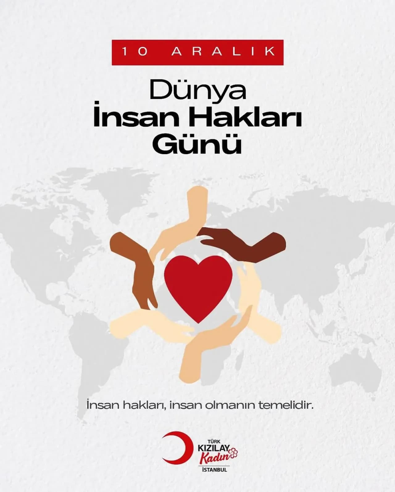 Türk Kızılay Kadın İstanbul Şubesi, 10 Aralık İnsan Hakları Günü'nü Kutladı Türk Kızılay Kadın İstanbul Şubesi, 10 Aralık İnsan Hakları Günü'nü Kutladı