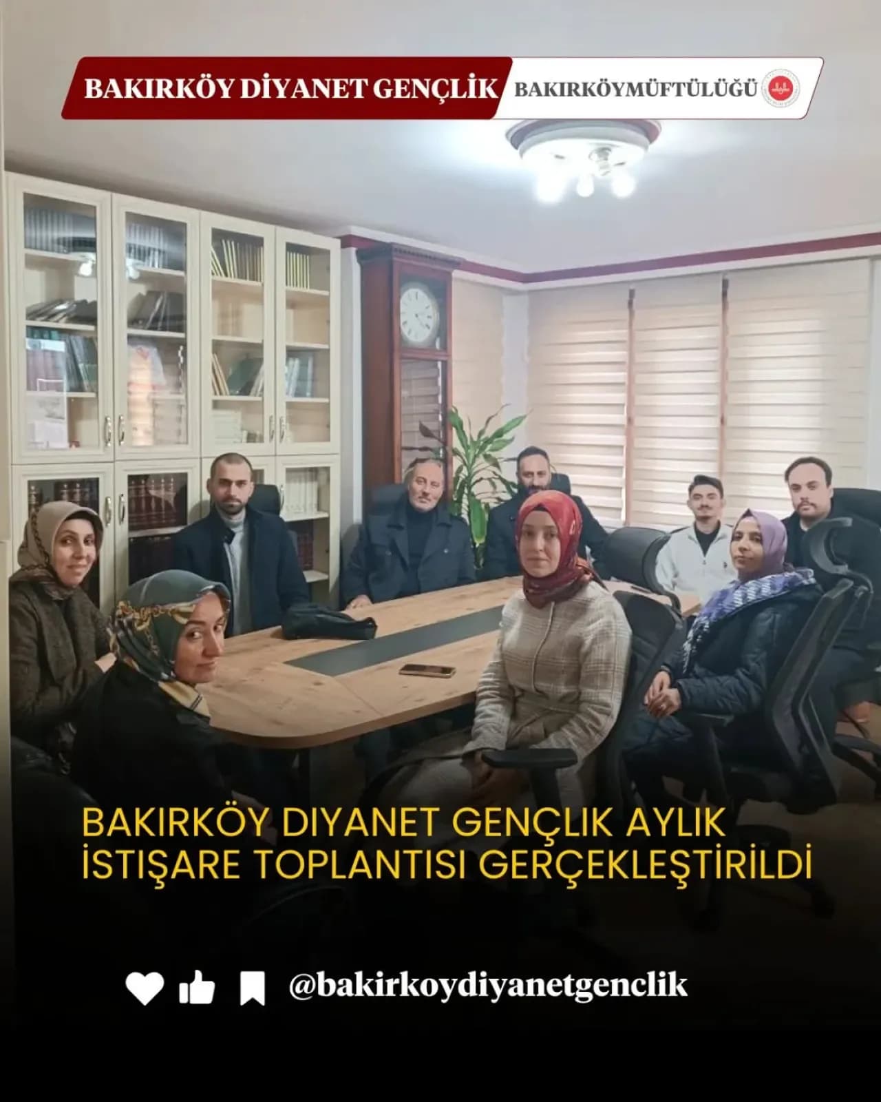 Bakırköy Diyanet Gençlik, Aylık İstişare Toplantısı ile Hizmetlerini Değerlendirdi Bakırköy Diyanet Gençlik, Aylık İstişare Toplantısı ile Hizmetlerini Değerlendirdi