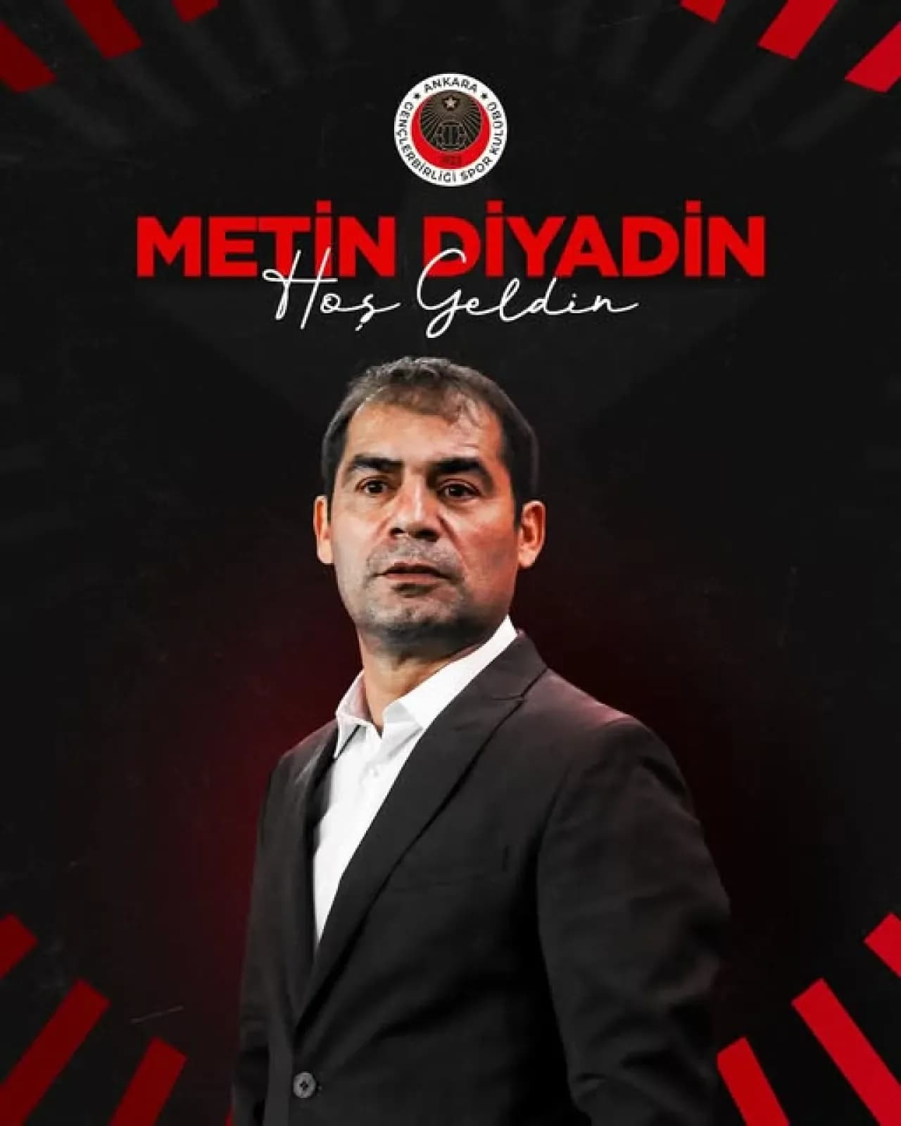 Gençlerbirliği, Teknik Direktörlüğe Metin Diyadin'i Getirdi Gençlerbirliği, Teknik Direktörlüğe Metin Diyadin'i Getirdi